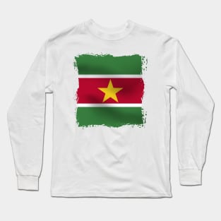 Suriname artwork Long Sleeve T-Shirt